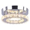 Luz de techo LED redonda de acero inoxidable con cristal para pasillo, simple, para corredor, balcón, entrada, vestíbulo