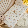 Capa de colchão para creche em veludo de leite 100% algodão, disponível em vários tamanhos, personalizável, dupla face, adequada para compra em grupo e dropshipping
