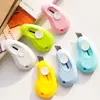 Cuchillo de arte mini de color caramelo, portátil, tamaño pequeño, máquina para desembalar express, estudiante, hecho a mano, DIY, acero inoxidable, cortador de papel