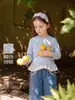 Camiseta de Manga Larga para Niñas Jellybaby Estilo Francés Ropa de Otoño para Niños 5 Años 2026 Nuevo Otoño Ropa de Bebé