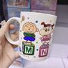 Exportación Cola Única Dinámica Superman Nohara Shinsuke Taza de Cerámica Taza de Dibujos Animados