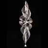 Lámpara de araña de lujo moderna minimalista para sala de estar, adecuada para villas grandes y pisos grandes, luz principal para el vestíbulo, accesorios de iluminación Zhongshan, acero inoxidable