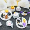 Chapéu de Fantasma Estéreo de Halloween Castelo de Múmia Abóbora Molde de Silicone Dividido Molde para Bolo de Pastelaria de Queijo