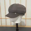 Chapéus femininos de outono e inverno: chapéus octogonais estilosos e versáteis, chapéus de pintor que afinam o rosto, bonés tipo bico de pato, boinas retrô britânicas, chapéus de jornaleiro