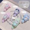 Molde de Pellizco de Muñeca Linda Cola Grande Molde para Hornear DIY Molde para Gofres Yeso Vela Animal Molde de Silicona