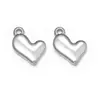 Artículo Popular de Comercio Exterior de Amazon: Collar Sencillo de Acero Inoxidable con Colgante de Corazón, Joyería para Apilar, Regalo Único de Nicho al por Mayor