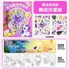 Libro de pegatinas de ponis, juguete de Polly, pegatinas de princesas para niñas de 3 a 6 años, libro de pegatinas educativas de dibujos animados para niños