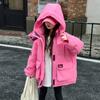 Chaqueta de Forro Polar para Niñas Otoño e Invierno 2025 Estilo Nuevo, Parka Engrosada para Niños Mayores, Abrigo de Algodón de Invierno para Niños, A Prueba de Frío