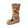 Botas Western de mujer de suela gruesa, con 5 cm de altura interior adicional, estilo retro, con cremallera lateral, convertibles en botas de montar, 2026