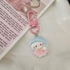 Llavero rosa variado Kt con bonito colgante de dibujos animados para chica, accesorio para pareja o novia, regalo.