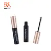 Material de Empaque para Mascara de 4.5ml Botella Recta de PET Moldeada por Inyección con Tapa de Aluminio Dorado Mate Oxidado, Directo de la Fábrica Fuente