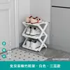 Zapatero plegable sin instalación, para puertas estrechas y pequeñas de casa, para dormitorios, de alquiler, de varias capas, sencillo, para guardar zapatos.
