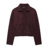 Ropa de Mujer Transfronteriza Aliexpress Primavera y Otoño Nuevo Estilo Europeo y Americano Mujer Bolsillo Decorativo Chaqueta de Punto de Manga Larga