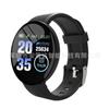 Pulsera inteligente D18 pantalla redonda a color monitor de frecuencia cardíaca presión arterial sueño conteo de pasos reloj deportivo 1.44 pulgadas deportivo de mano
