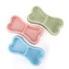 Hueso de Perro con Forma de Macarrón para Mascotas, Doble Tazón para Perros, Tazón para Mascotas, Tazón para Perros, Tazón para Gatos, Suministros para Mascotas