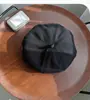 Boina Outono e Inverno Etiqueta Pequena Literária Chapéu Retrô Versátil Feminino Novo Chapéu de Pintor Chapéu de Estilo Ocidental Quente à Prova de Vento