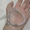 Colección de Pulseras de Bambú Breeze de Aspecto Elegante Estilo Bosque, Pulseras con Diseño de Cuentas Frescas Estilo Chino Nuevo Retro, Joyería Artística