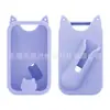 Frasco Spray de Orelha de Gato Capa de Silicone Chaveiro Portátil Frasco Refil de Perfume Mangueira Multifuncional Armazenamento Capa de Garrafa de Silicone