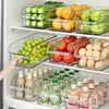 Cajas de almacenamiento, organizadores y recipientes para alimentos para refrigerador - Soluciones de almacenamiento específicas para la cocina para huevos, verduras y alimentos congelados, hechos con materiales de grado alimenticio