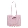 2026 Bolso de Hombro Grande de Nueva Llegada para Mujer, Bolso Tote de Felpa para Viajes Diarios, Bolso de Mano Esponjoso para Estudiante