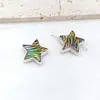 23mm Estampado de Leopardo Estrella de Cinco Puntas Retro Maillard Perforadas Cuentas Pulsera DIY Collar Joyería Acrílica Accesorios
