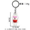 Chaveiro Cartoon Pvc Estéreo Borracha Macia Pingente Chave de Carro Silicone 3D Pingente Lembrança Escolar Atacado