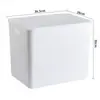 Caja de Almacenamiento de Escritorio Engrosada Caja para Comestibles de Cocina del Hogar Caja para Ropa Libros Azulejos Caja para Snacks Juguetes Caja de Almacenamiento Portátil