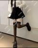 Medias Sexys, Medias Negras, Calcetines por Encima de la Rodilla, Medias Largas Sexys Jk, Colección de Medias Altas Transparentes Negras