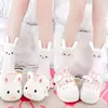 Calcetines Largos Lolita Miffy Conejo para Mujer, Calcetines de Pantorrilla de Muñeco Panda Lindo, Calcetines Largos JK de Orejas de Conejo Transpirables