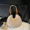 Nuevo Bolso de Felpa Informal de Moda Tendencia 2026, Bolso de Mano de Color Sólido Único, Bolso de Hombro y Bolso de Axila