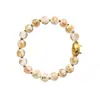 Estilo étnico año del dragón Chengxiang pan de oro esmalte de color pulsera DIY templo con cuentas pulsera simple para hombres y mujeres venta al por mayor