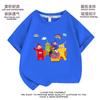 Bebê antena roupas infantis verão novas meninas manga curta camiseta moda média e grande camisa infantil moda roupas infantis 7