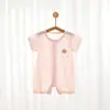 Mameluco de Verano para Bebé de Manga Corta, Modal, para Recién Nacido, Fresco y Transpirable, Ropa de Casa para Bebés, Pijama