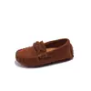 Novos Mocassins Infantis Estilo Coreano Outono 2026, Sapatos de Couro para Meninas, Sapatos de Princesa, Sapatos para Meninos, Sapatos de Bebê, Sapatos Individuais com Solado Macio
