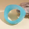 Pulsera Amplia de Acrílico con Onda Difuminada Transfronteriza Europea y Americana Lujo Ligero Pulsera de Gama Alta Joyería de Mano Versátil de Moda Venta al por Mayor