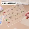 60 adesivos fofos de gato estilo grafite 3D para meninas, adesivos de transferência à prova d'água para celulares e garrafas de água