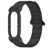 Aplicable a Google Fitbit Air Armor Marco Metálico para Reloj Patrón de Armadura Correa de Reloj de Silicona Magnética de Doble Color
