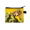 Nuevo Monedero de Jojo's Bizarre Adventure Bolsa para Monedas con Cremallera de Dibujos Animados Linda Bolsa Pequeña de Almacenamiento para Estudiantes Venta al por Mayor