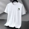 Camiseta Pesada 220g 100% Algodão para Homens e Mulheres Casual Versátil Estudante Manga Curta Roupa de Casal Manga Curta Camiseta Básica Top