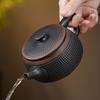 Tetera de Arcilla Púrpura con Asa Giratoria, Olla Individual de Gran Capacidad, Olla Hanwa Fengming, Juego de Té Kung Fu Completamente Hecho a Mano para Uso Doméstico, Regalo B1