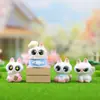 Figura de Caricatura Pequeño Siamés de Peluche Caja Sorpresa Linda Decoración de Escritorio Decoración Creativa para el Hogar Directo del Fabricante