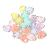 Acrílico Estrela de Cinco Pontas Coração Flor Pequena Contas Transparentes Foscas Contas DIY Acessórios para Joias Contas por Atacado