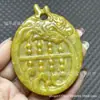 Pingentes de Escultura em Jade Xiu Atacado em Vários Estilos: Tigela do Tesouro Atrai-Fortuna, Ábaco com Padrão de Dragão, Prato Bagua e Enfeites de Jade