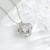 Moda Europea y Americana Joyería Más Vendida Regalos para Hijas, Colgantes Exquisitos de Trébol de Cuatro Hojas Huecos, Collares Elegantes para Mujeres