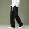 Pantalones de Hombre Primavera y Otoño Rectos Sueltos 2025 Nuevos Pantalones Deportivos de Hombre con Caída de Pierna Ancha Casuales Largos