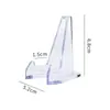 Soporte para Tarjetas, Ultra Transparente, Ajustable y Extensible, Ángulo Ajustable, Diseño Ensamblado, Adecuado para Varias Bases de Soporte para Tarjetas