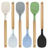 Espátula de Silicona y Cuchara para Sopa Transfronteriza, Espátula de Silicona Antiadherente, Utensilios de Cocina de Silicona de Grado Alimenticio Nórdicos para el Hogar al por Mayor