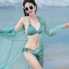 [Alas de Ángel] Traje de Baño de Hada Bikini para Mujer Bikini de Tres Piezas Ropa de Playa Spa Traje de Baño Sexy