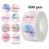Pegatinas de agradecimiento, pegatinas especiales para empaque de regalos domésticos y sellado de comida para llevar, pegatinas de etiquetas autoadhesivas al por mayor