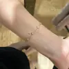 Pulseira de Prata Esterlina S925 com Pingente de Trevo de Quatro Folhas e Zircônia, Igual à do Xiaohongshu, para Mulheres, Luxo Acessível, Design de Nicho, Ajuste por Puxar